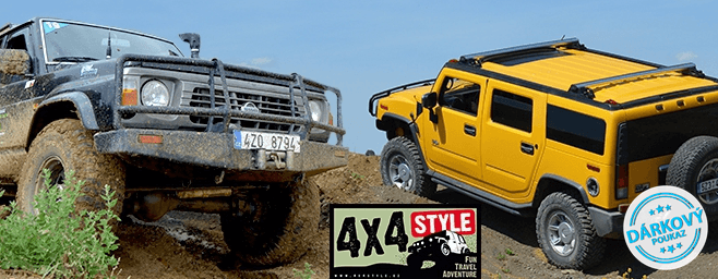 Offroad jízda Nissanem Patrol nebo Hummerem H2