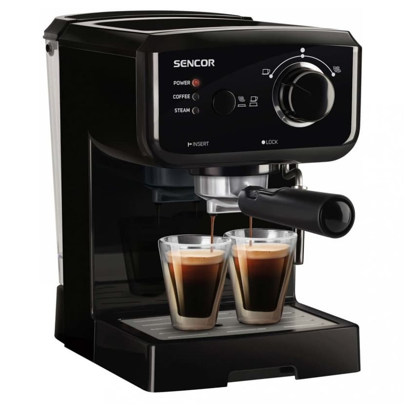 Pákové espresso Sencor, 2 šálky