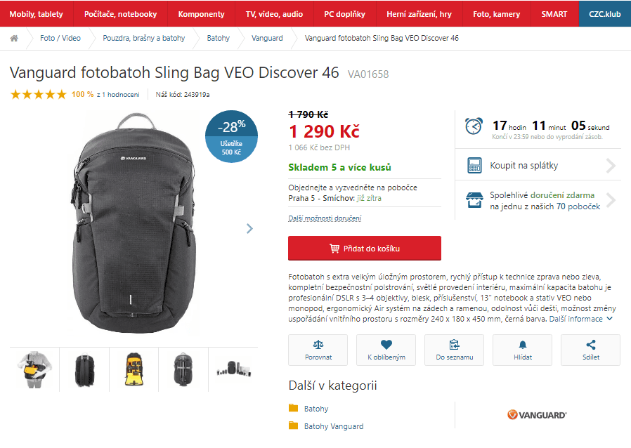 Fotobatoh Vanguard Sling Bag VEO 46