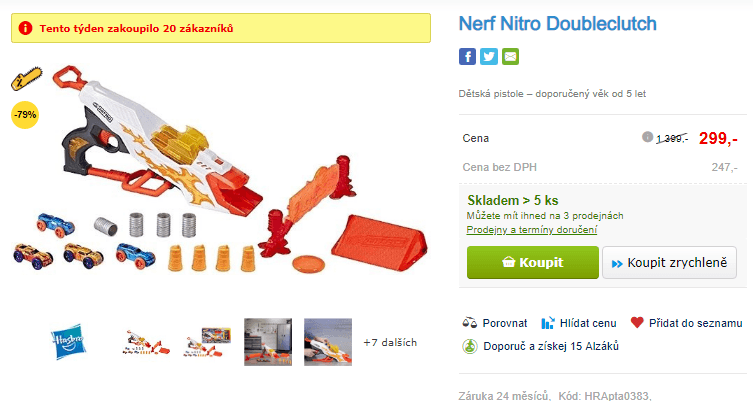 Hasbro Nerf Nitro Doubleclutch