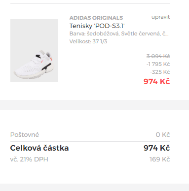 Sleva 30% na tenisky + kód -25%