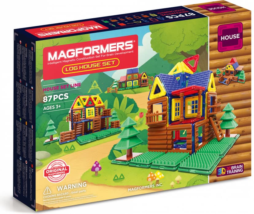 Magformers Lesní srub, 87 dílků