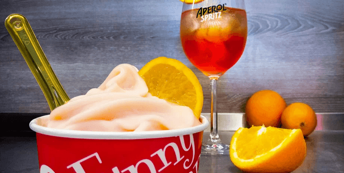 Zmrzlina Aperol Spritz (200 g) s obsahem alkoholu 