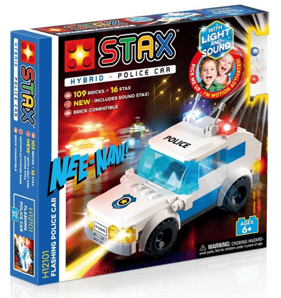 Light Stax Hybrid Flashing Police Car