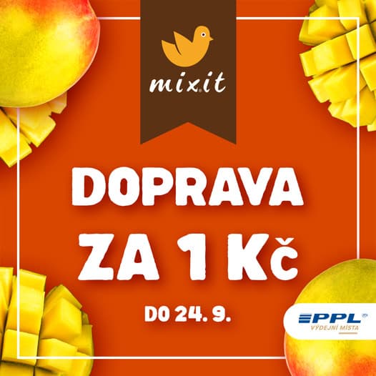 Doprava z MIXIT za 1 korunu