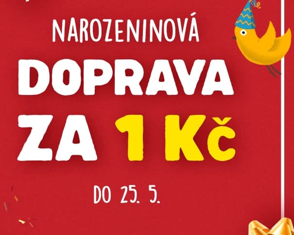Doprava z MIXIT za 1 korunu