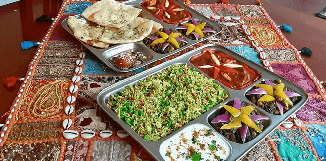 Thali menu pro dva 