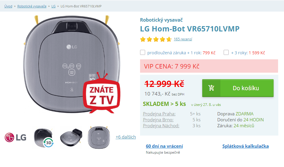Robotický vysavač LG Hom-Bot 