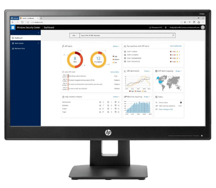 Full HD PC monitor HP, 21,5", 