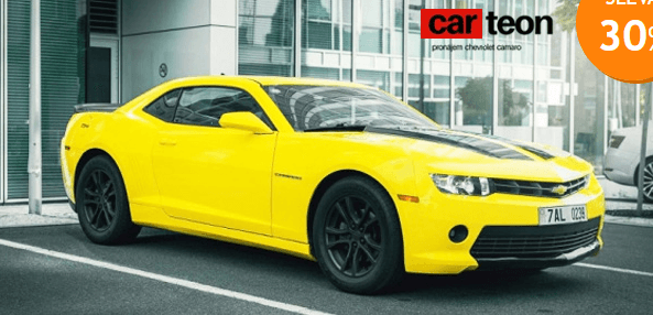 Jízda v Chevroletu Camaro Bumblebee