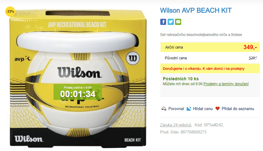 Frisbee a beachvolejbal míč Wilson