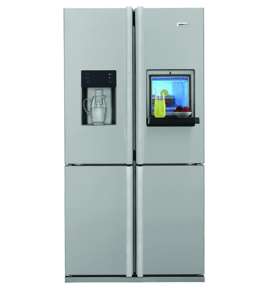 Americká lednice Beko, led, bar, multizone