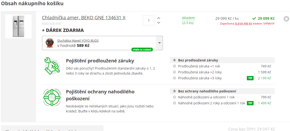 Americká lednice Beko, led, bar, multizone