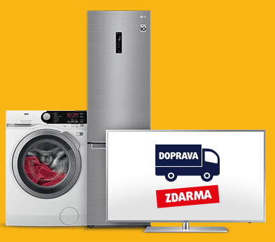 Doprava zdarma na velké spotřebiče a TV