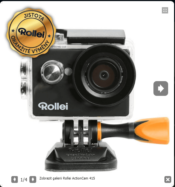 Kamera rollei 415 s teleskopickým držákem zdarma 