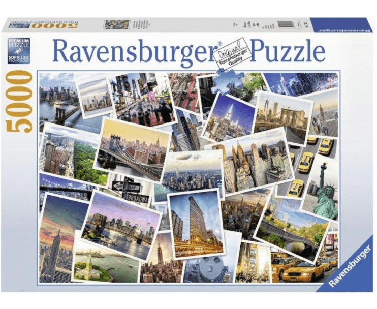 Puzzle Ravensburger New York, 5000 dílů