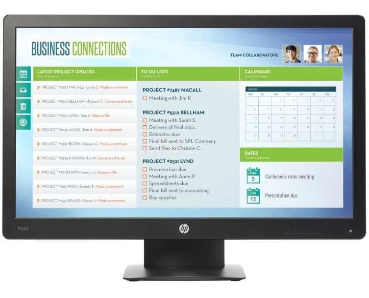 Full HD PC monitor HP Prodisplay 21,5"