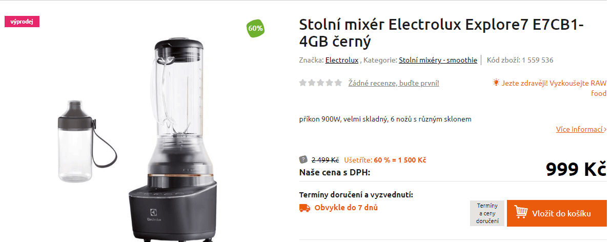 Mixér Electrolux Explore 7