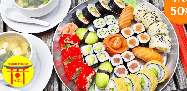 Pestré sushi sety s sebou