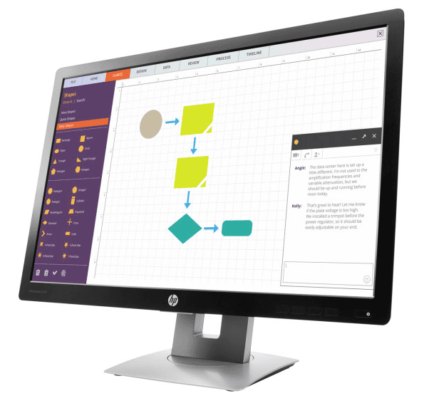 PC monitor HP EliteDisplay, 24"