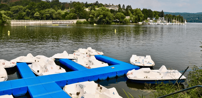 Hodinový pronájem šlapadla nebo paddleboardu
