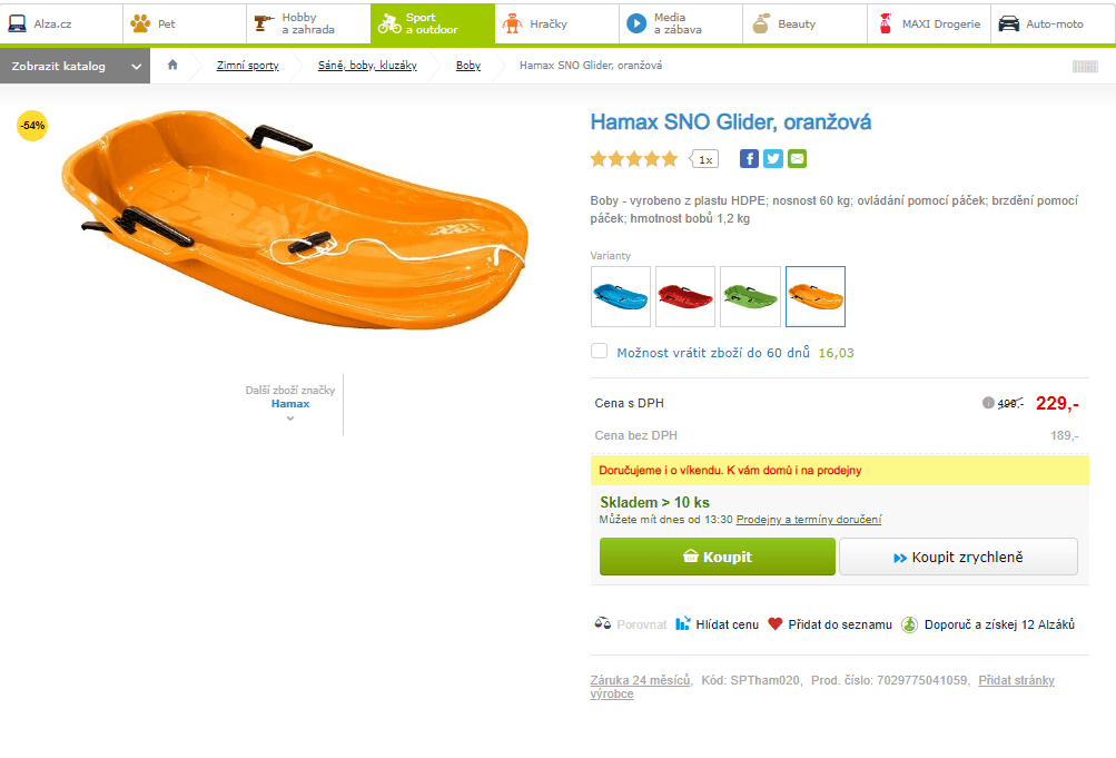 Boby Hamax SNO Glider