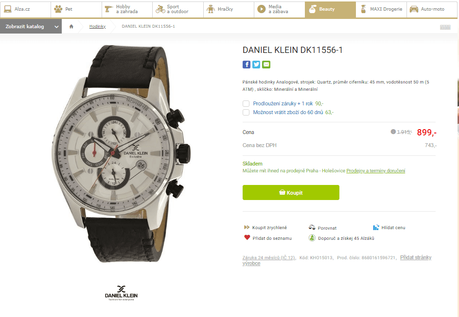 Pánské hodinky Daniel Klein DK11556-1