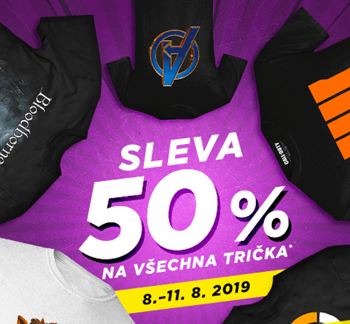 Extra sleva 50% na trička