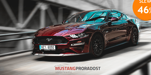 Zážitková jízda v novém voze Ford Mustang 5.0 GT