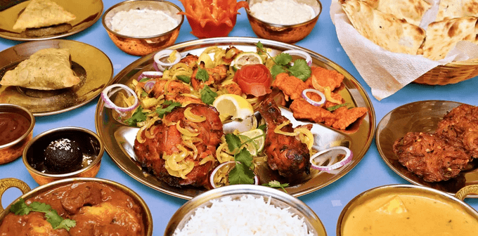 Indicko-bangladéšské menu pro 2
