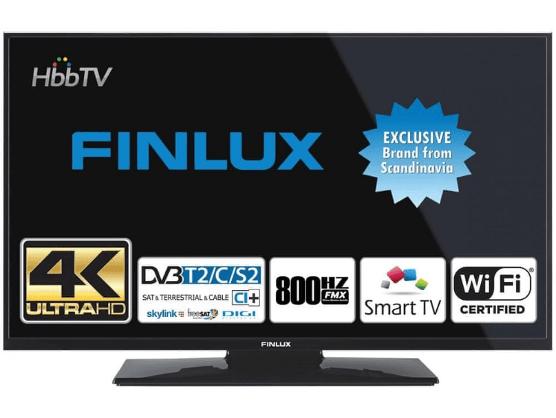Ultra HD Smart TV, 109cm, Finlux
