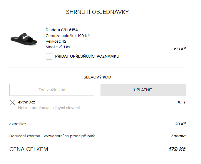 Extra sleva 10% na výprodej Baťa