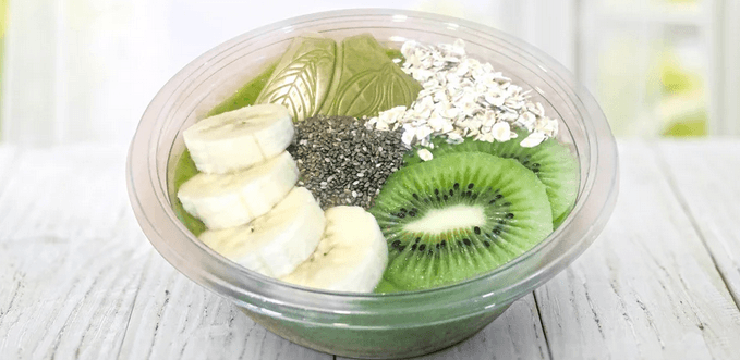 Matcha bowl s kravským mlékem