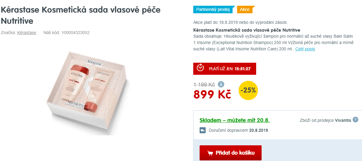 Sada na vlasovou péči Kerasatase Nutritive 