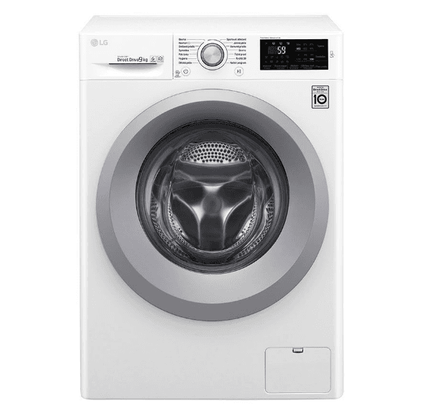 Parní pračka LG, 9kg, 1400 ot., A+++