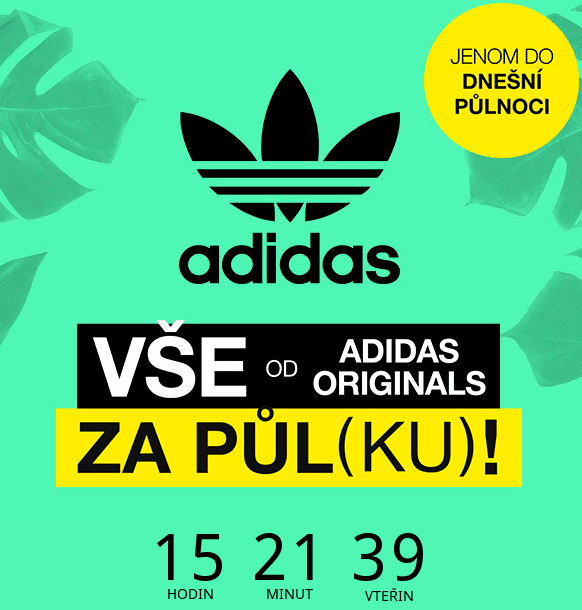 Sleva 50% na Adidas Originals