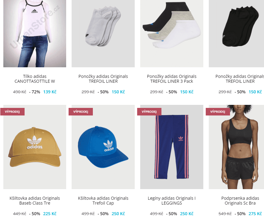 Sleva 50% na Adidas Originals