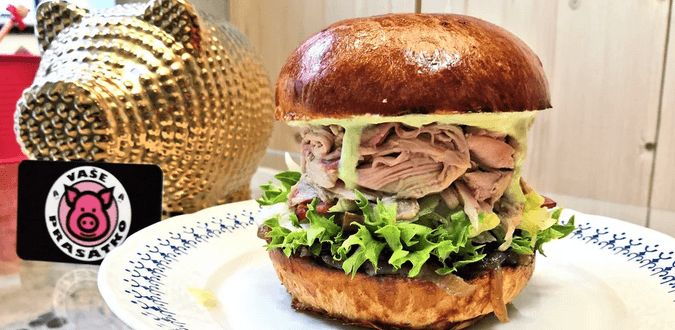 1× prasátkový superburger