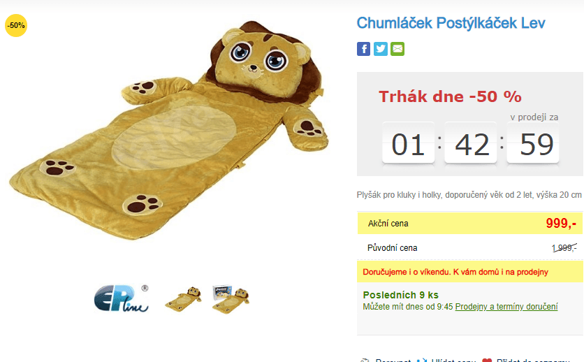 Chumláček postýlkáček lev 
