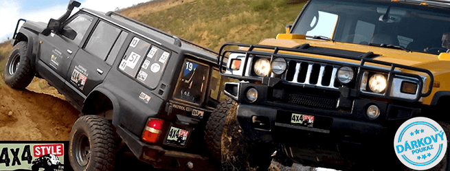 Offroad jízda Nissanem Patrol nebo Hummerem H2