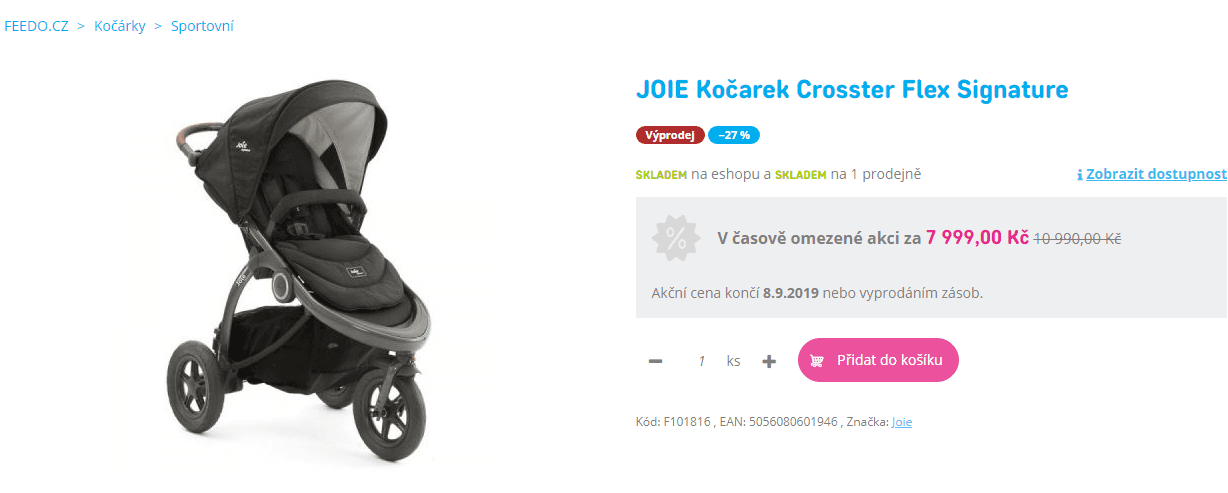 Joie Sport Crosster Flex Signature 2019