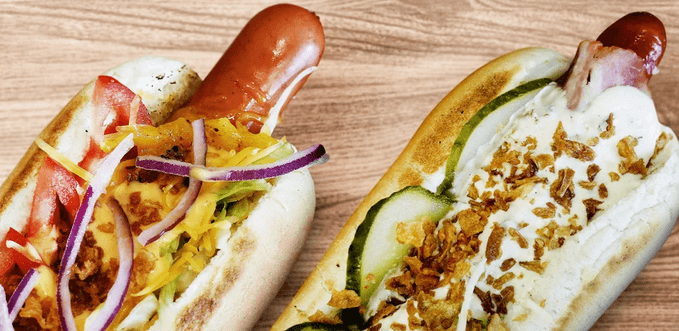 2× hotdog klasik podle výběru 