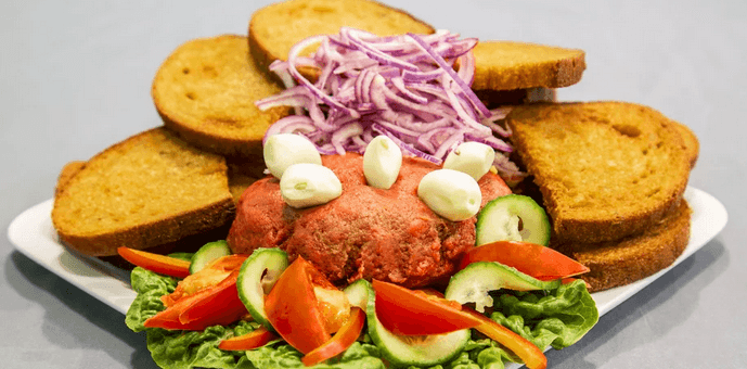 450g namíchaný tatarský biftek 
