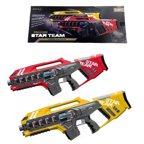 Laser game sada 2x velké zbraně
