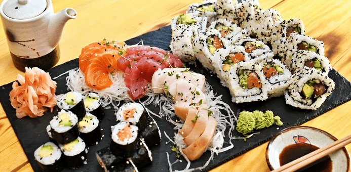 Sushi menu