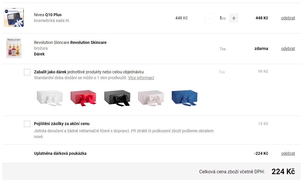 Dárková sada Nivea Q10 Plus