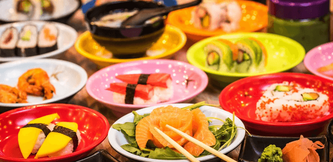 Running sushi: 2 hod. neomezené konzumace