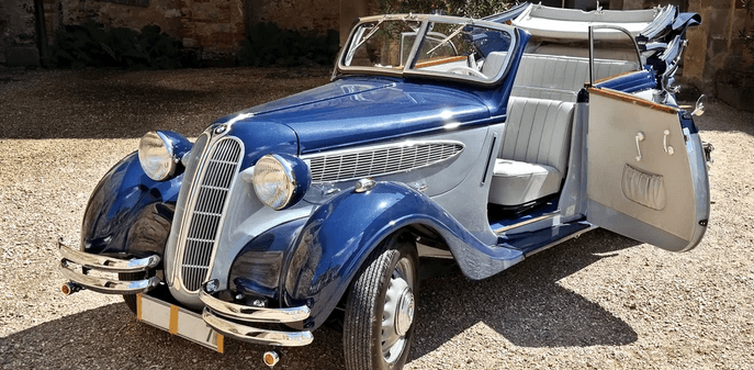 Projížďka luxusním veteránem BMW z roku 1938