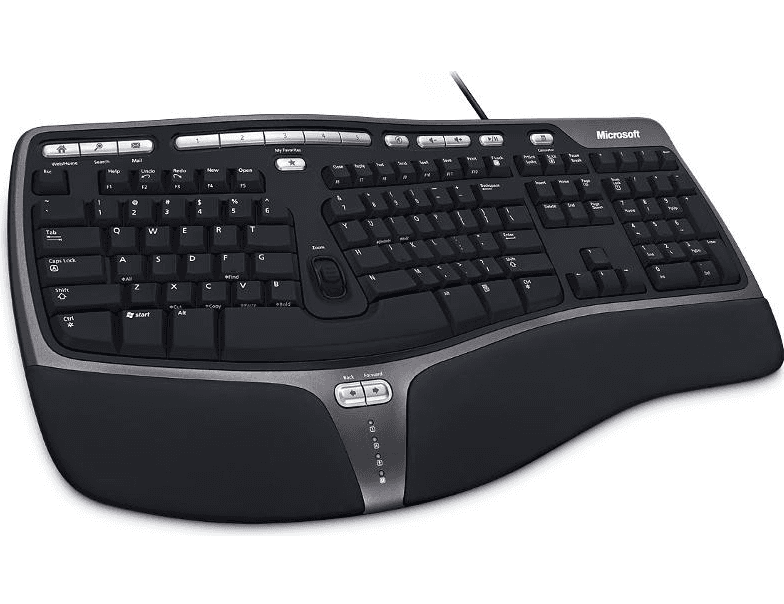Ergonomická klávesnice Microsoft