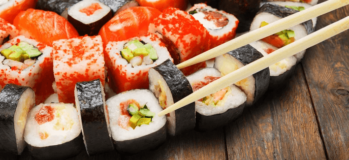 31 kousků sushi